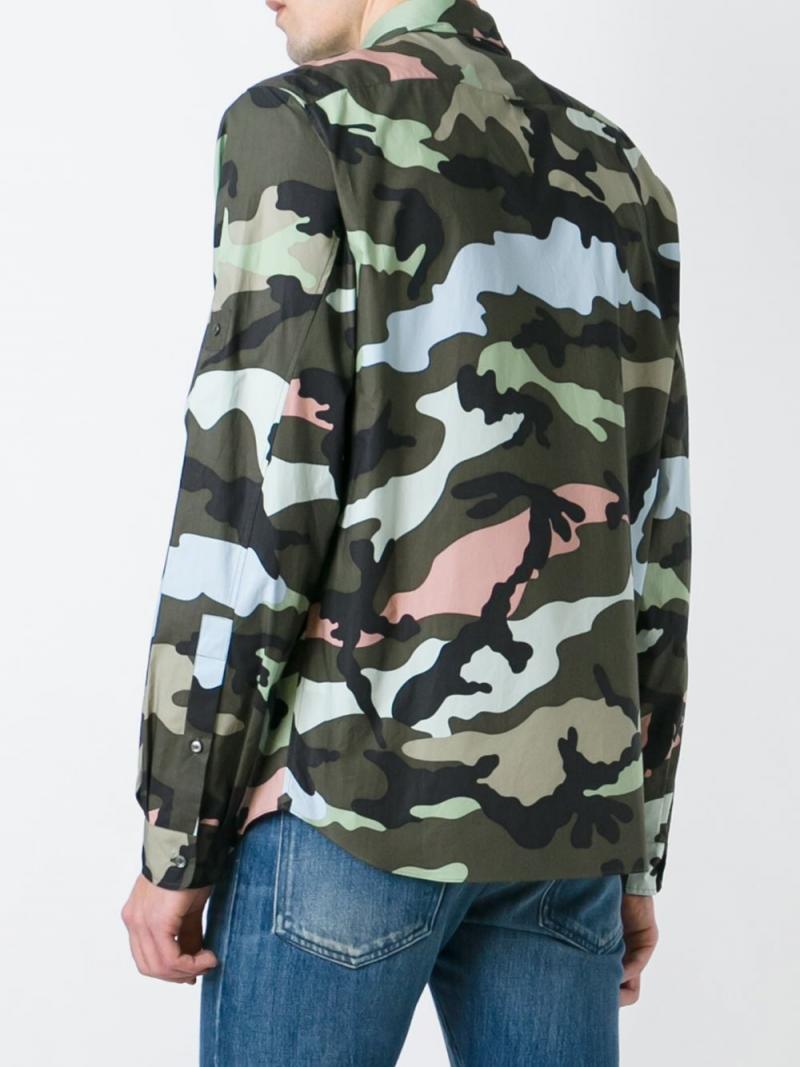 VALENTINO GARAVANI Camouflage shirts