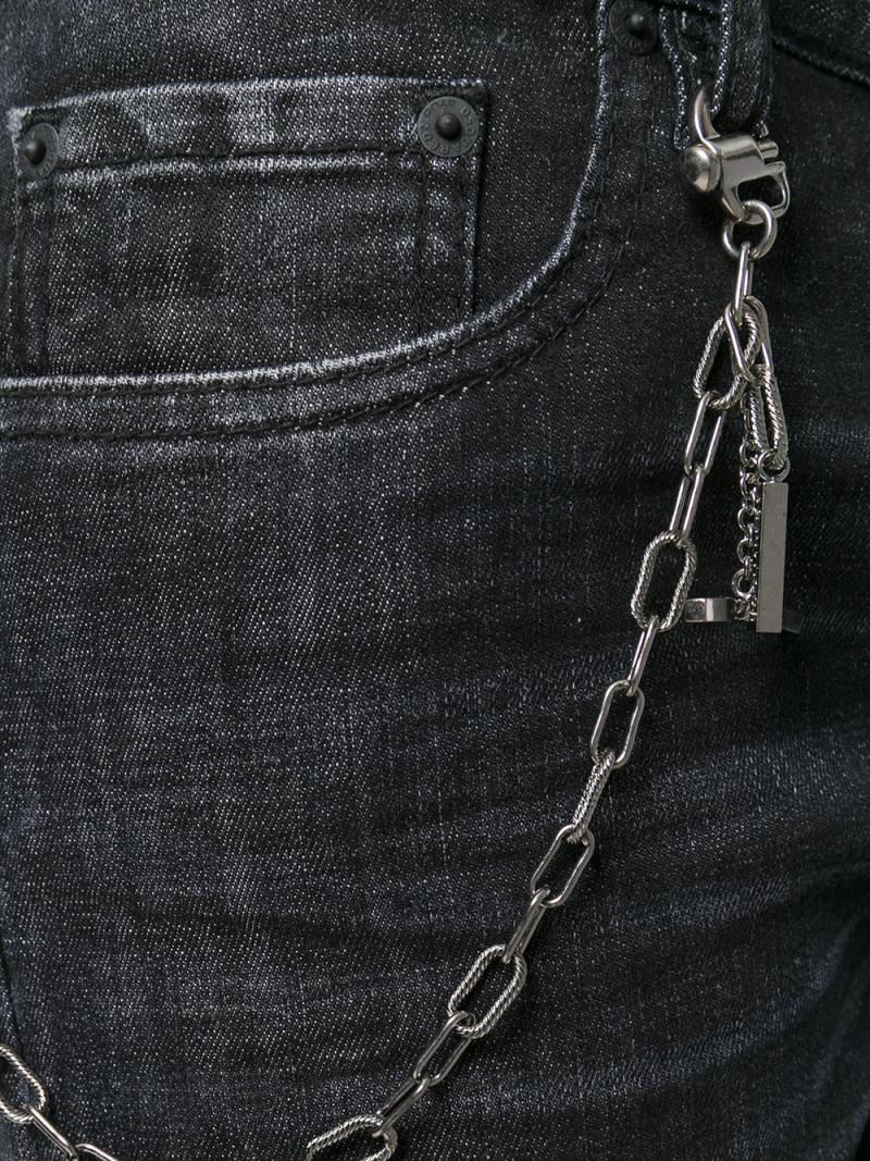dsquared jeans with chain