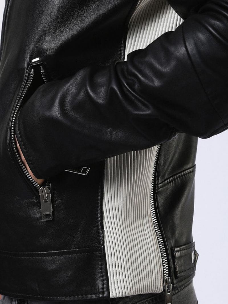 DIESEL L-FYFE LEATHER JACKETS
