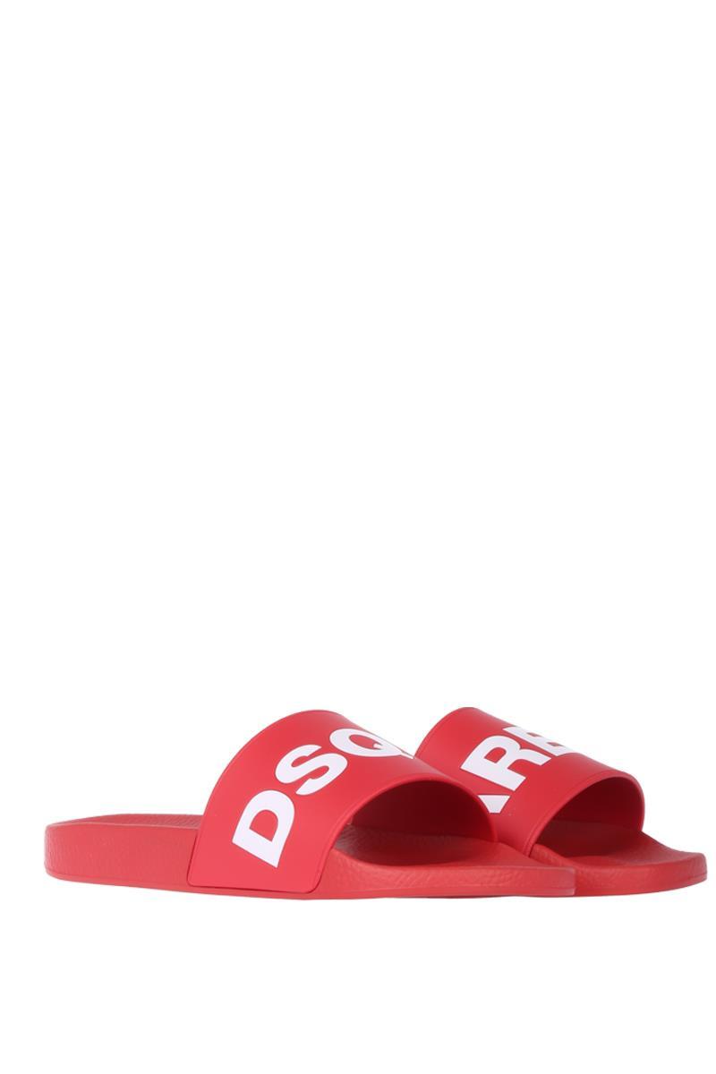 DSQUARED2 logoed slide sandals