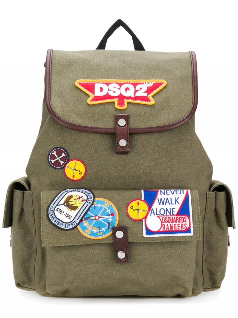 DSQUARED2 patch backpack