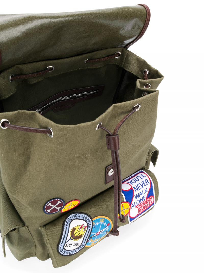 DSQUARED2 patch backpack