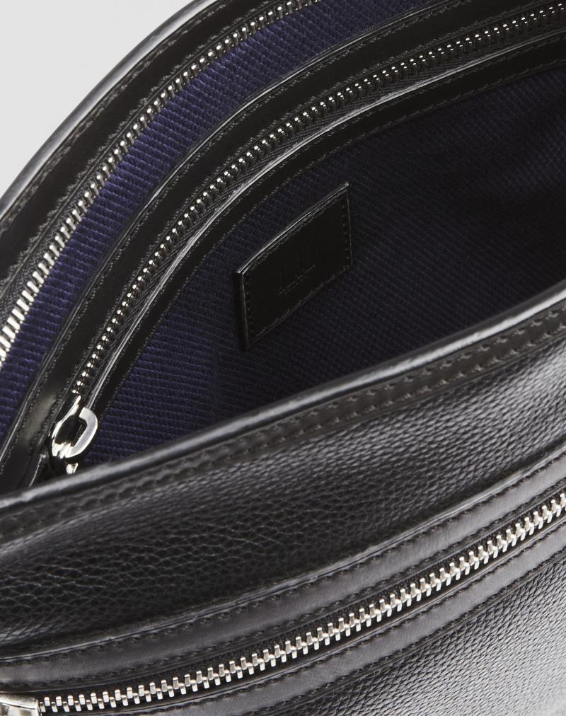 Dunhill London Boston Leather Envelope Bag