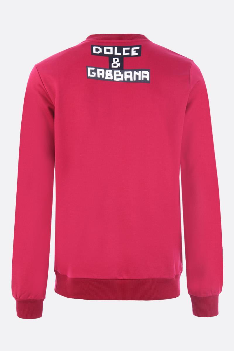 DOLCE&GABBANA L'Amore è Bellezza print cotton sweatshirt