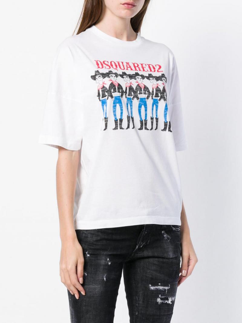 DSQUARED2 Cowboy print T-shirt