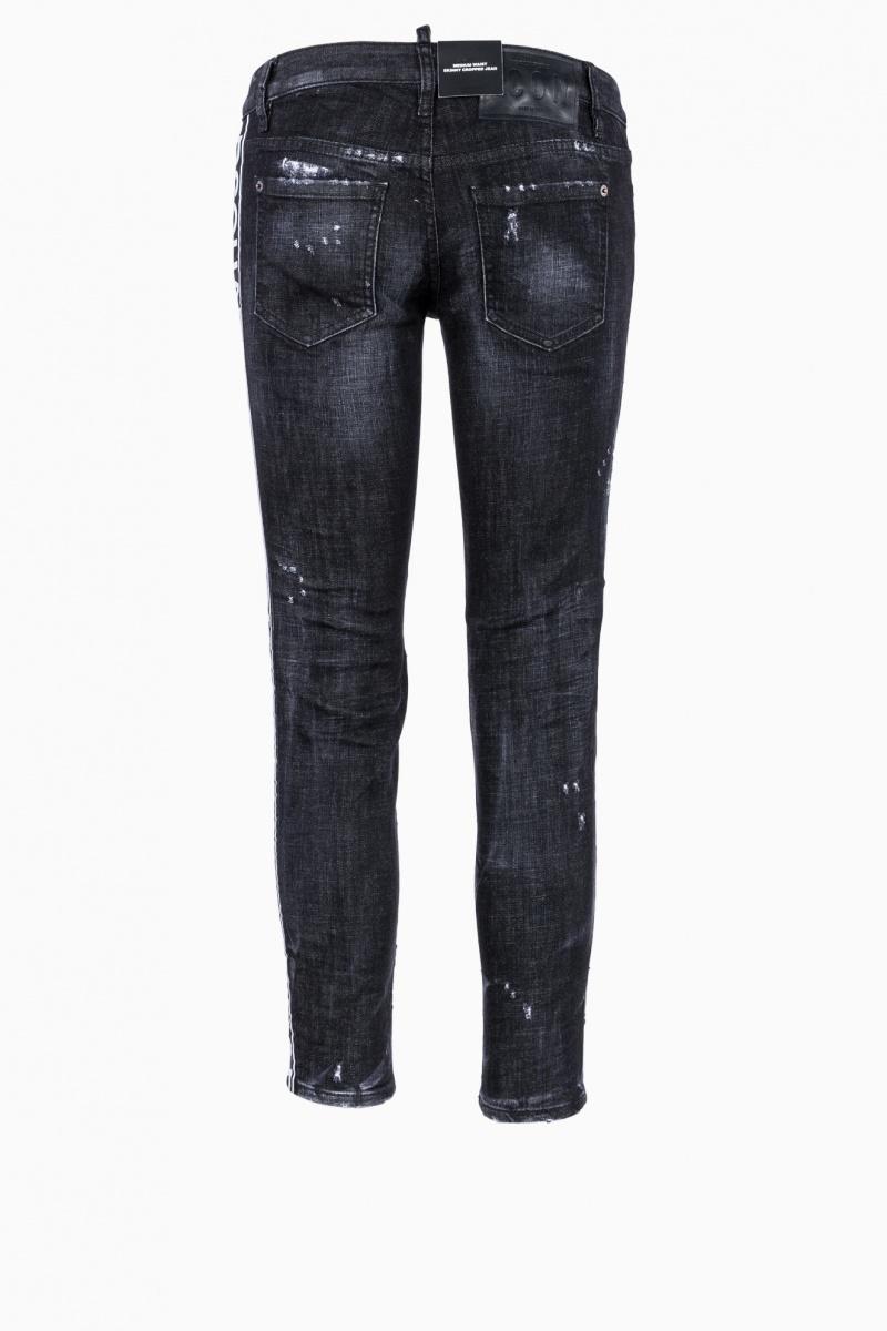 DSQUARED2 MEDIUM WAIST SKINNYCROPPED JEAN
