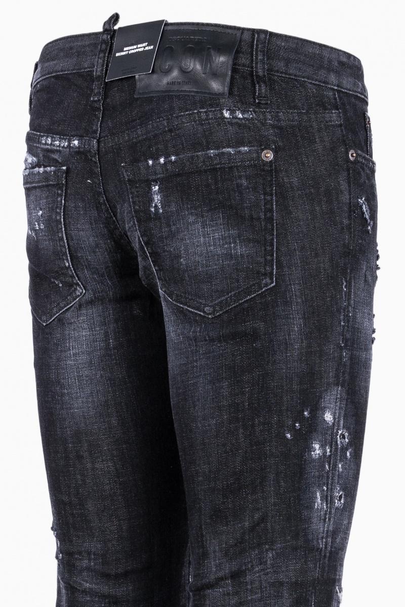DSQUARED2 MEDIUM WAIST SKINNYCROPPED JEAN