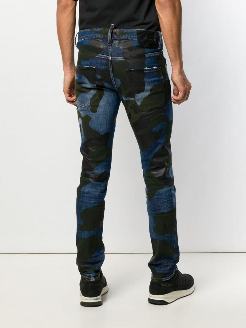 DSQUARED2 CAMOU SKATER JEAN