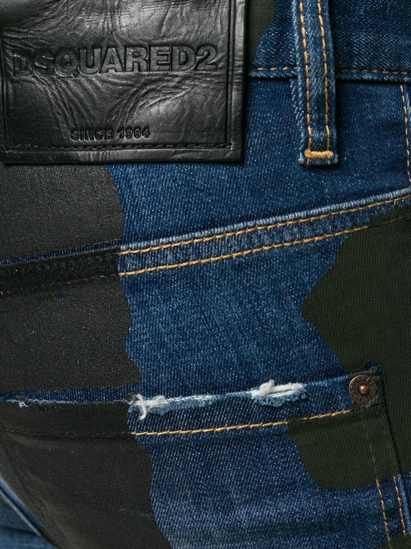 DSQUARED2 CAMOU SKATER JEAN