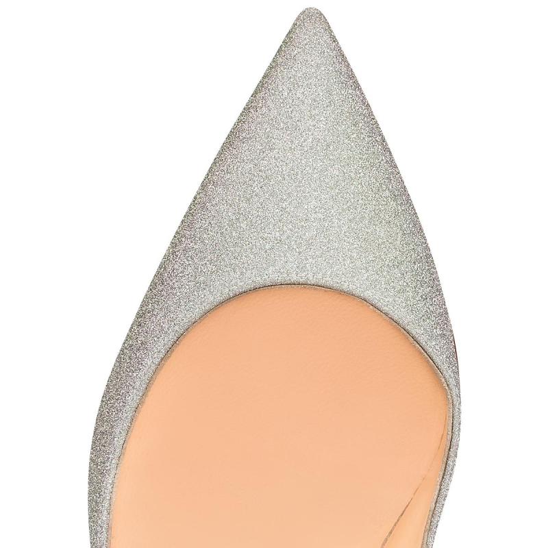 CHRISTIAN LOUBOUTIN Hot Chick Glitter Sunset 100mm