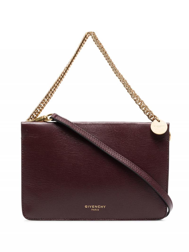 GIVENCHY CROSS3 bag in grained leather and suede