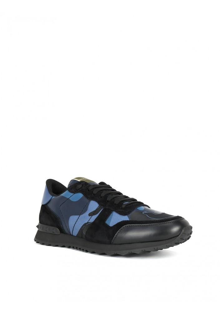 VALENTINO GARAVANI camouflage studded sneaker