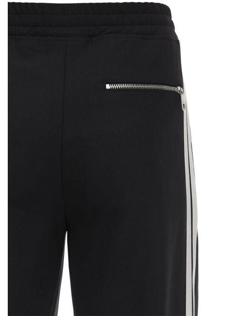 NEIL BARETT JOGGING WOOL BLEND GABARDINE PANTS
