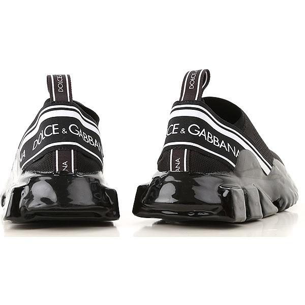 DOLCE&GABBANA SORRENTO MELT SNEAKERS IN BLACK