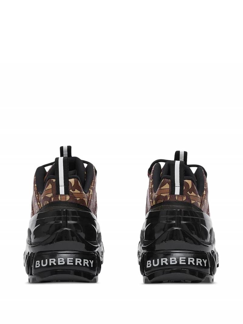 BURBERRY monogram print Arthur sneakers