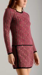 M MISSONI geometric knit dress