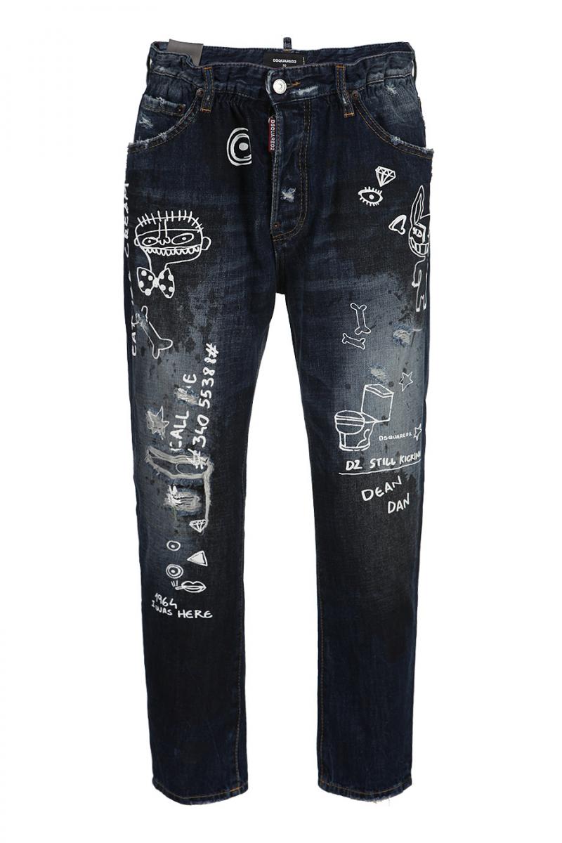DSQUARED2 JEANS  Dan Elastic Waist Jean