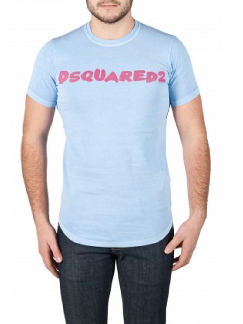 DSQUARED2 PRINTED COTTON T-SHIRT