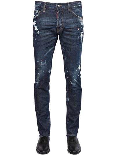 DSQUARED2 JEANS 16.5CM cool guy jean strech denim