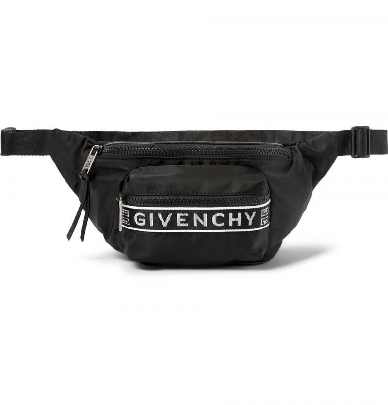 GIVENCHY Logo-Jacquard Nylon Belt Bag